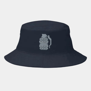 Luxe Fashion Navy Bucket Hat
