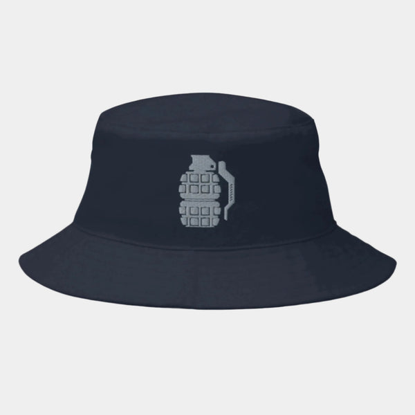 Luxe Fashion Navy Bucket Hat