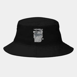 Luxe Heritage Black Bucket Hat