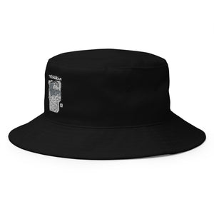 Luxe Heritage Black Bucket Hat
