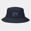 Chapeau bob bleu marine de luxe