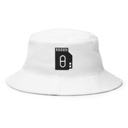 Sombrero de pescador blanco con calavera de lujo