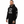 Man wearing a black hoodie with 'Cyber Techwear' logo on a white background