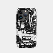 Minimalistische iPhone 15 Pro Hülle Schwarz