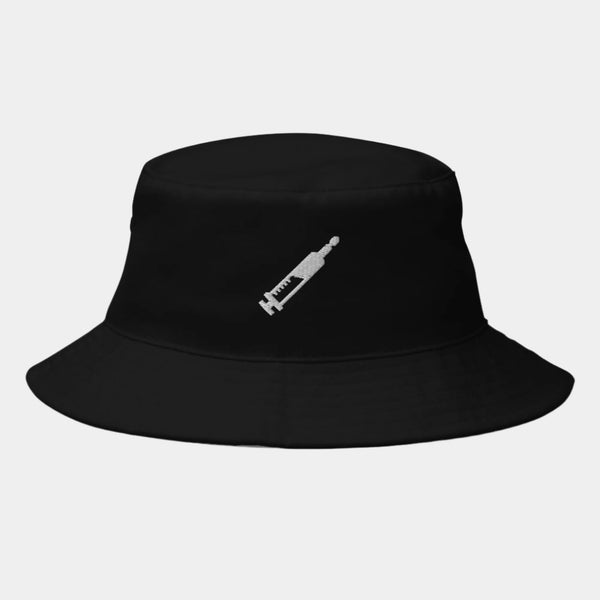 Minimalist Black Bucket Hat