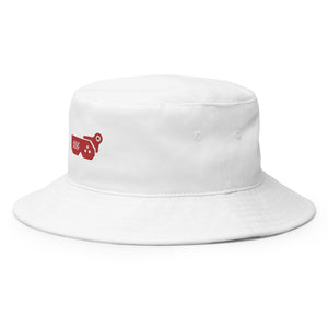 Minimalist Style Skull White Bucket Hat