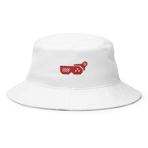 Minimalist Style Skull White Bucket Hat