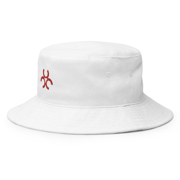 Modern Skull White Bucket Hat