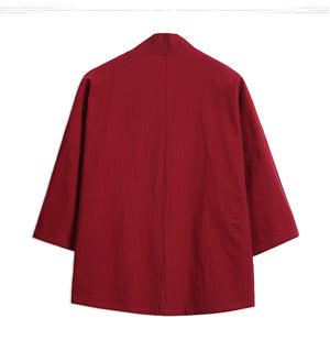 Red Winter kimono cranes