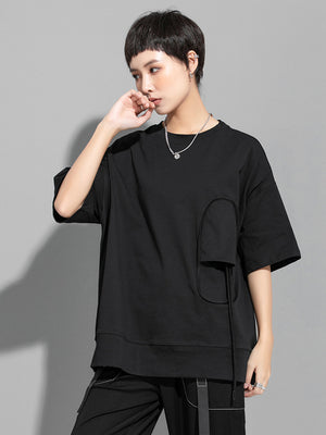 Oversized Black T Shirt Women's