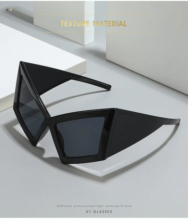 Oversized Cyberpunk Sunglasses Luxury