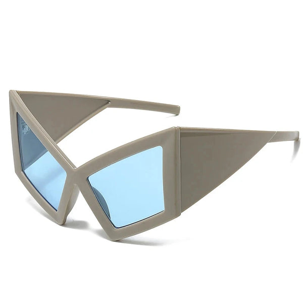 Oversized Cyberpunk Sunglasses Luxury