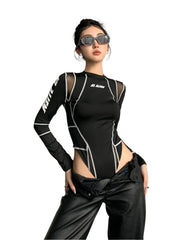 Patchwork cyberpunk Bodysuit