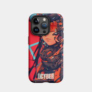 Rote, einzigartige Hülle für das iPhone 15 Pro