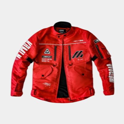 Red Techwear Jacket