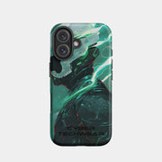 Coque iPhone 16 rétro dorée