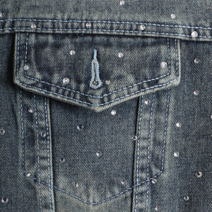 Rhinestone Denim Spring Jacket Women
