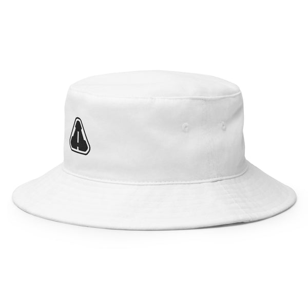 Rugged Urban White Bucket Hat