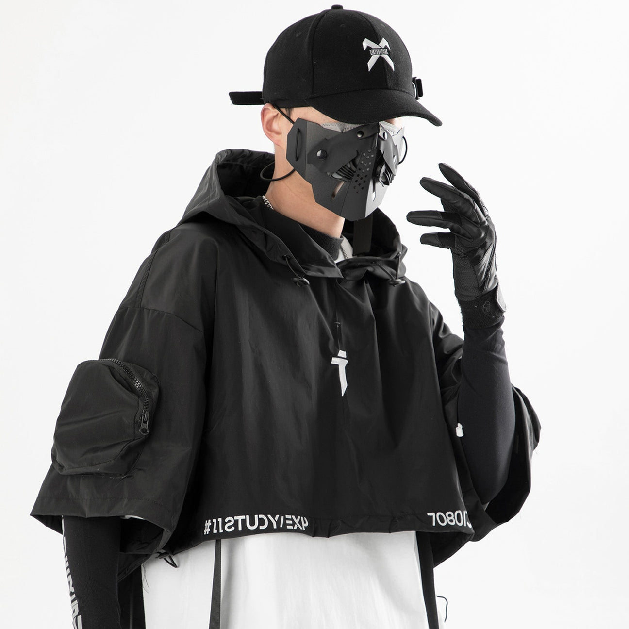 Techware Red Jacket Techwear Short Jacket Summer