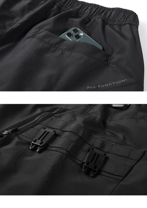 Black Cargo Techwear Pants