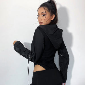 Zipper Bodysuit Techwear