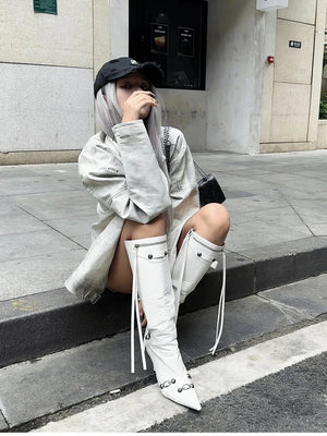 Knight High Boots Black
