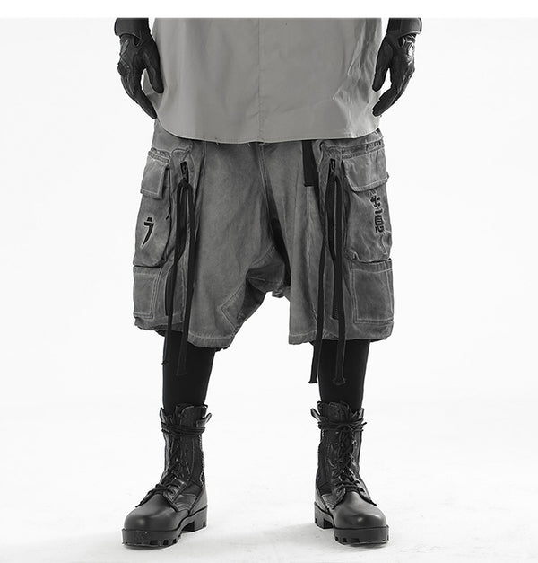 Summer Techwear Cargo Shorts