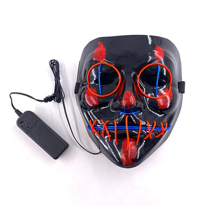 Masque Cyberpunk Halloween Néon Led