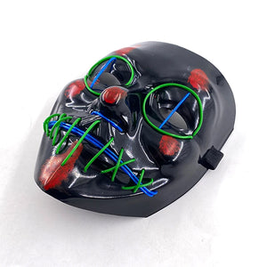 Masque Cyberpunk Halloween Néon Led