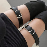 Steampunk PU-Leder Bein-Strumpfband