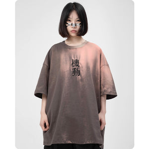 Embroidery Techwear T-Shirt Casual