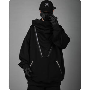 Techwear Black Tactical Hoodie