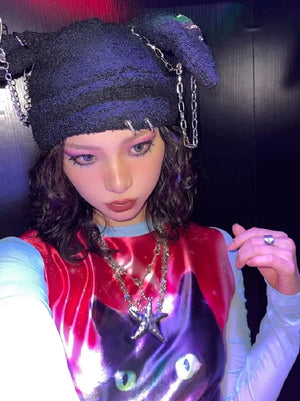 Cyberpunk female hat