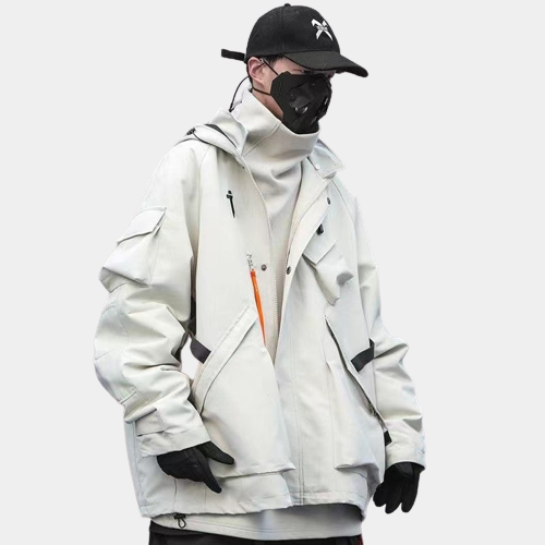 High collar Techwear Jacket