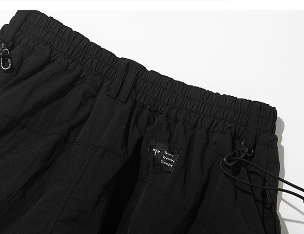 Large Pockets Summer Techwear Short