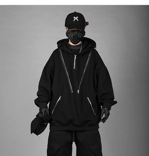 Techwear Summer Hoodie Harajuku