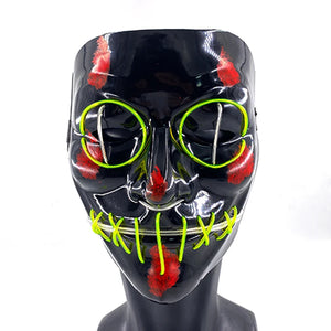 Masque Cyberpunk Halloween Néon Led