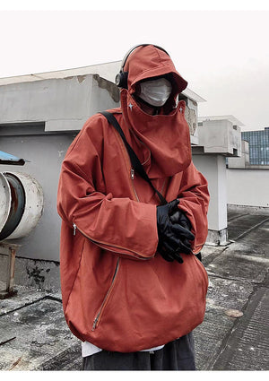 Fashion Techwear Jacket Cargo