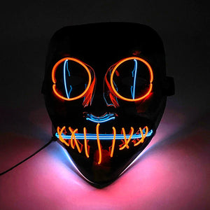 Masque Cyberpunk Halloween Néon Led