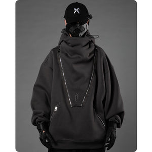 Techwear Black Tactical Hoodie