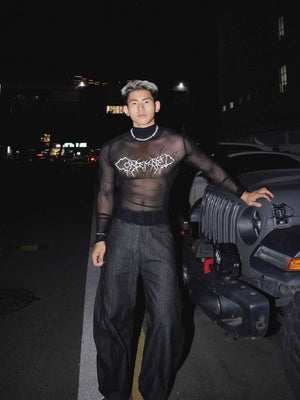 Techwear Mesh Compression Shirt