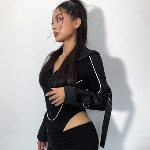Zipper Bodysuit Techwear