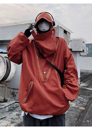Fashion Techwear Jacket Cargo