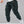 Techwear flap cargo pants in dark green, product view