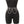 Goth Chain wide Waist Harness — women's black faux-leather goth harness accessory