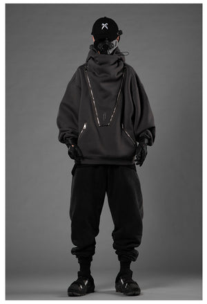 Techwear Black Tactical Hoodie