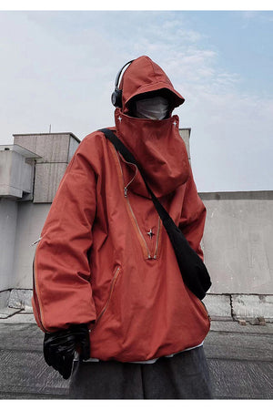 Fashion Techwear Jacket Cargo