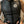 Steampunk Leather Chest Harness — women's black faux-leather goth harness accessory