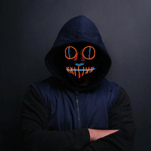 Masque Cyberpunk Halloween Néon Led