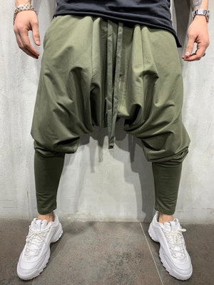 Techwear harem pants
